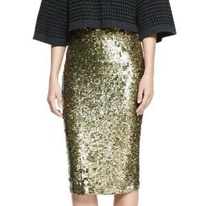 Alice + Olivia Bryce sequin Pencil Skirt Size 8 NWT